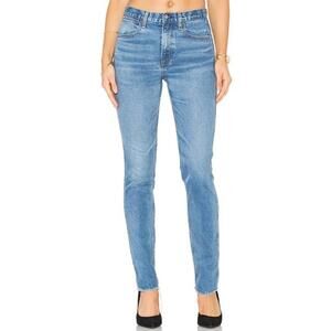 Rag & Bone Lou Skinny Jeans Blue Hill Medium Wash Size 26 NWT High Rise